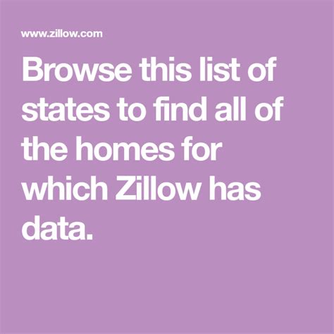 Browse Zillow by state/province 